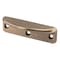 Prime-Line Wood Window Sash Lift, Decorator Stamped Style, Antique Brass (1 Pair) F 2560 - alternate 1